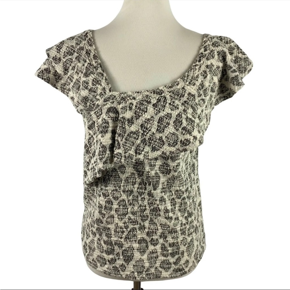 Anthropologie Dolan Top Savannah Ruffled blouse